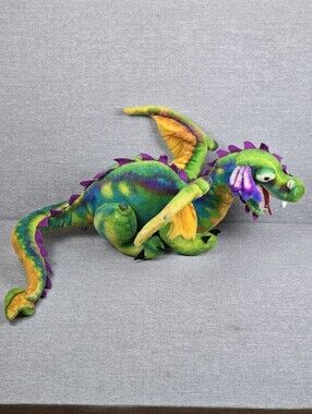 Melissa & Doug Posable Jumbo Dragon Multi Color
